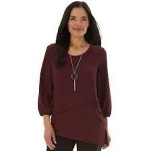 Apt 9 Tiered Blouse Size L